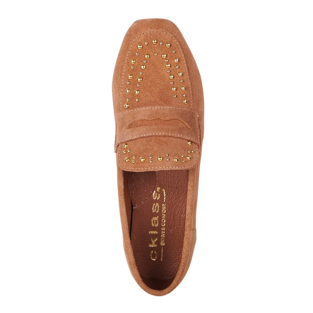 MOCASÍN GAMUZA CON ESTOPEROL MIEL 03341 - Image 5