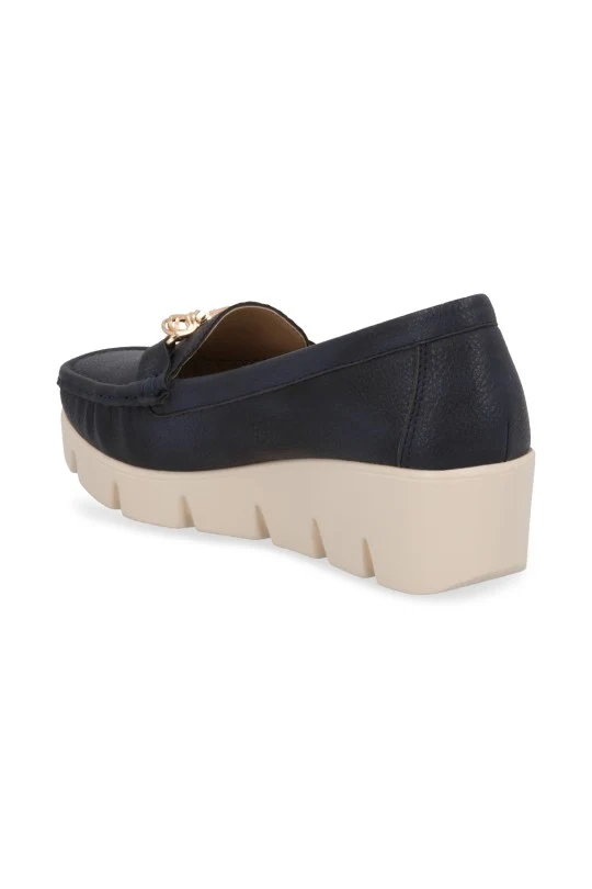 MOCASIN MARINO CON CUÑA Y APLICACIÓN 71232 - Image 4