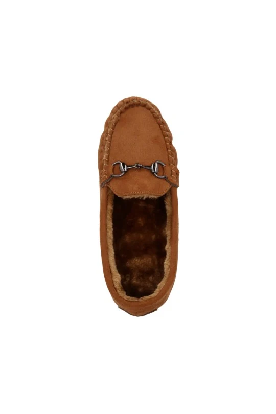 MOCASIN MIEL CON FORRO DE PELUCHE 71113 - Image 5