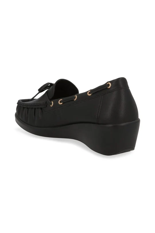 MOCASIN NEGRO CON CUÑA 70445 - Image 4