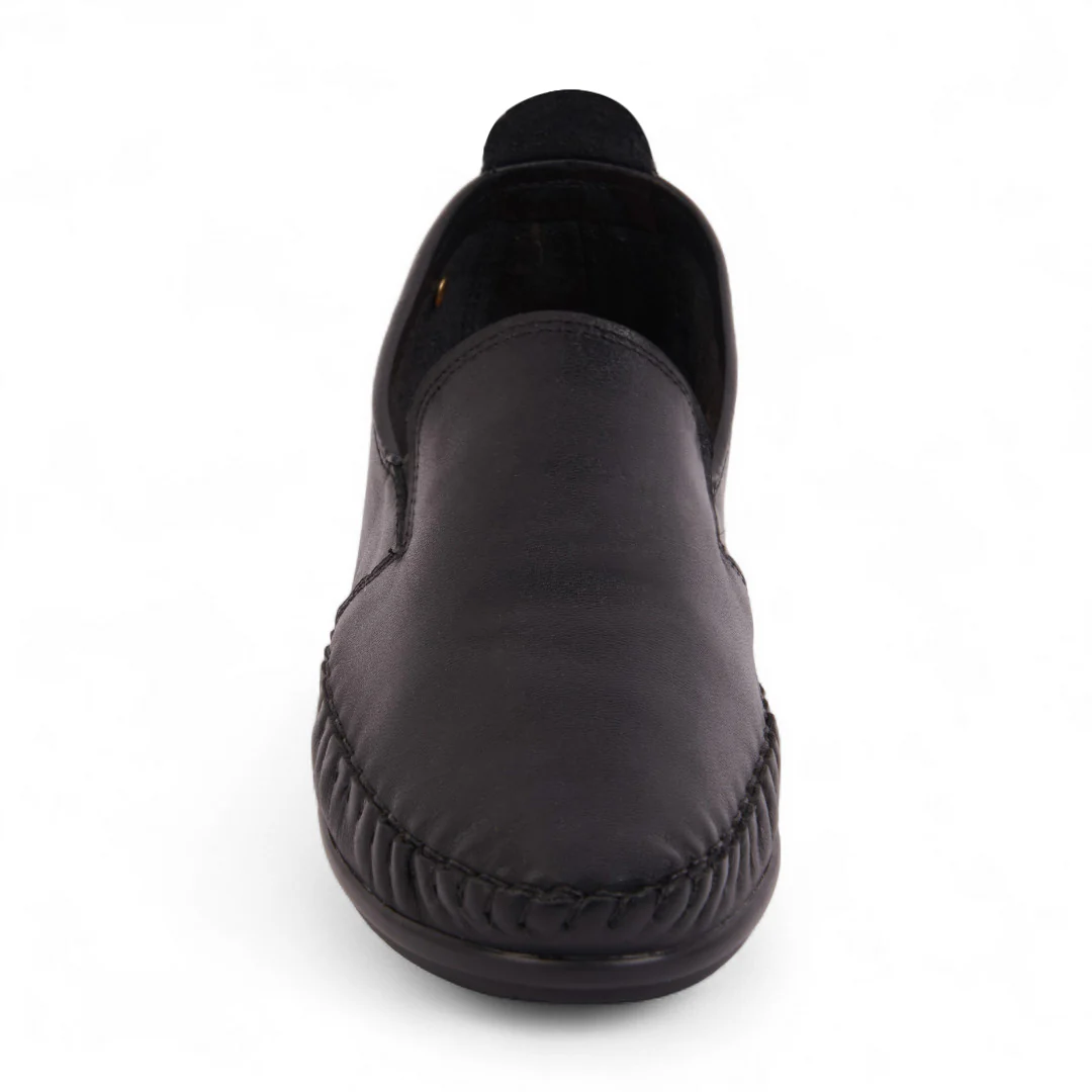 MOCASÍN PISO MIEL Y NEGRO PUNTADAS 44366 - Image 8