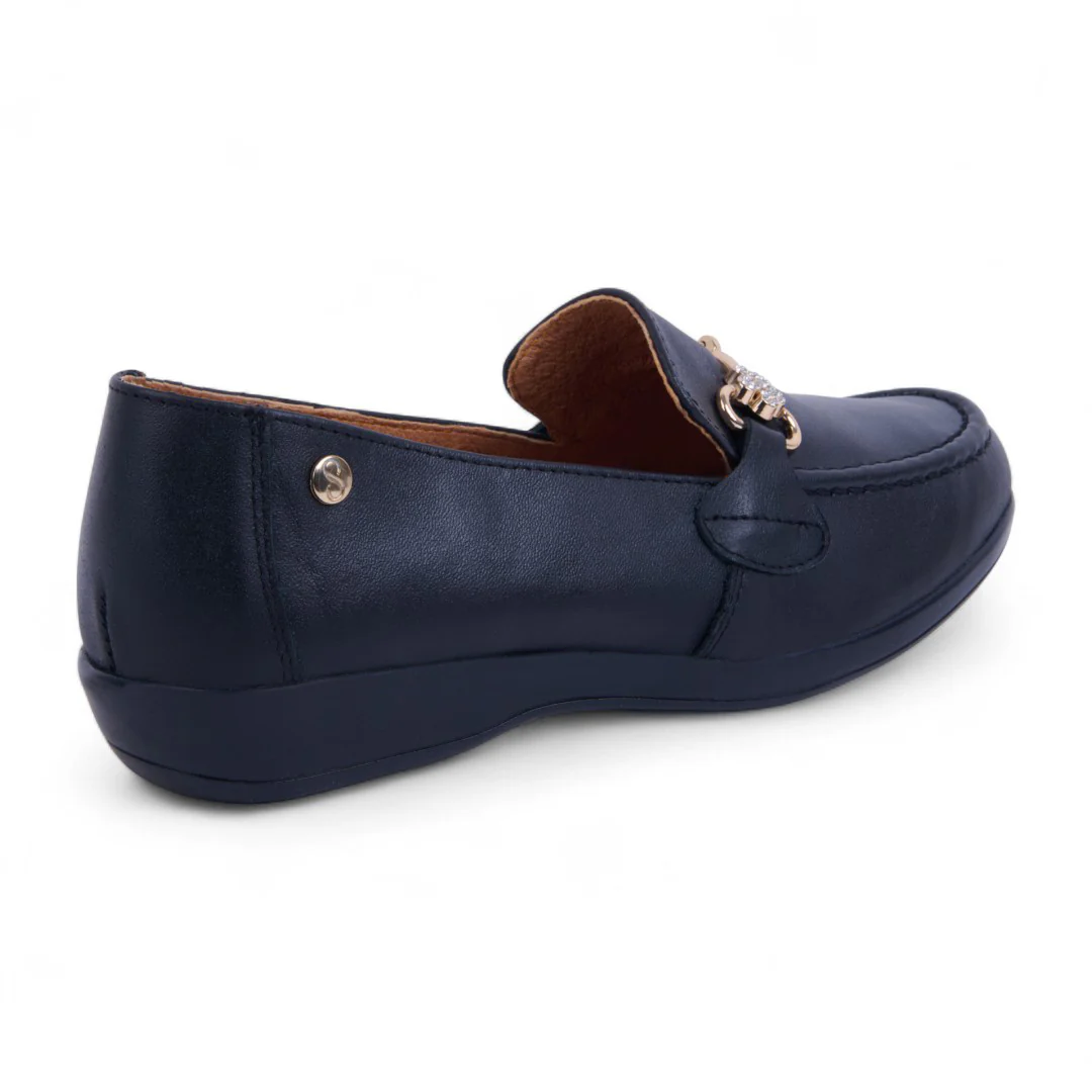 MOCASÍN PISO NEGRO HEBILLA 20028 - Image 3