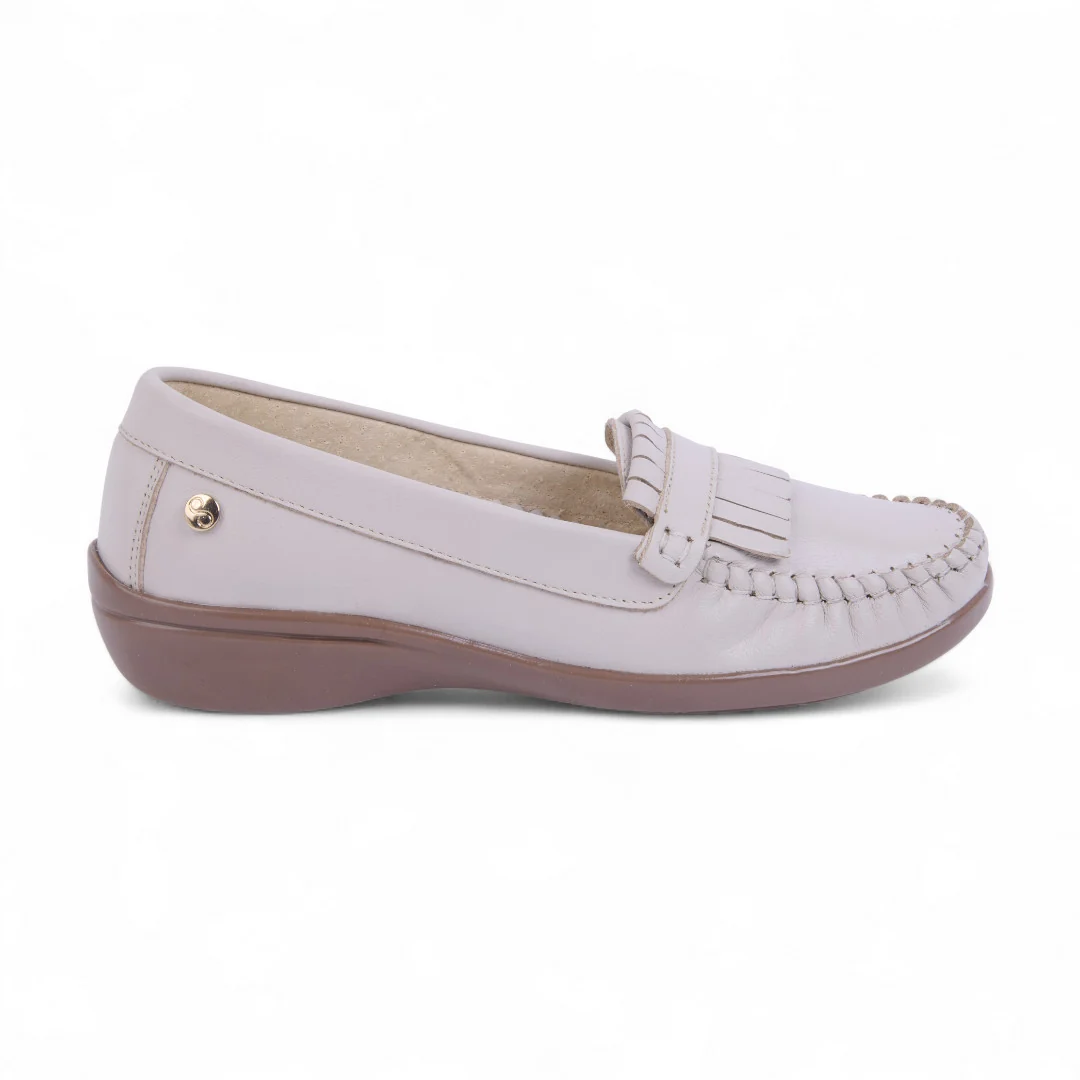MOCASÍN PLATAFORMA HUESO FLECOS 24033 - Image 2