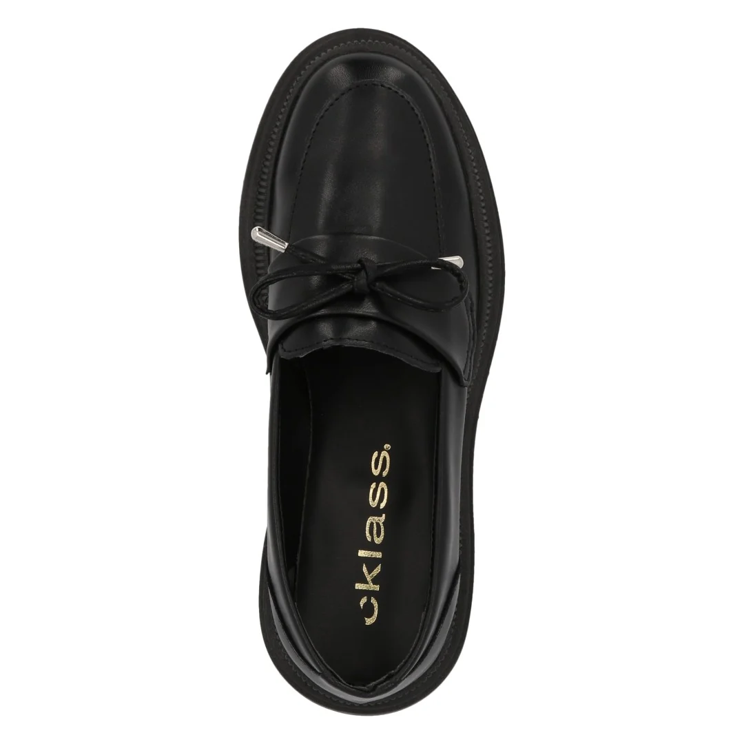MOCASÍN PLATAFORMA NEGRO CON AGUJETAS 40044 - Image 5