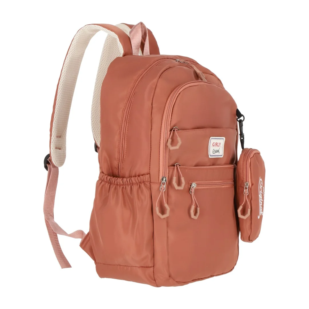 MOCHILA BEIGE ESCOLAR 71468 - Image 2