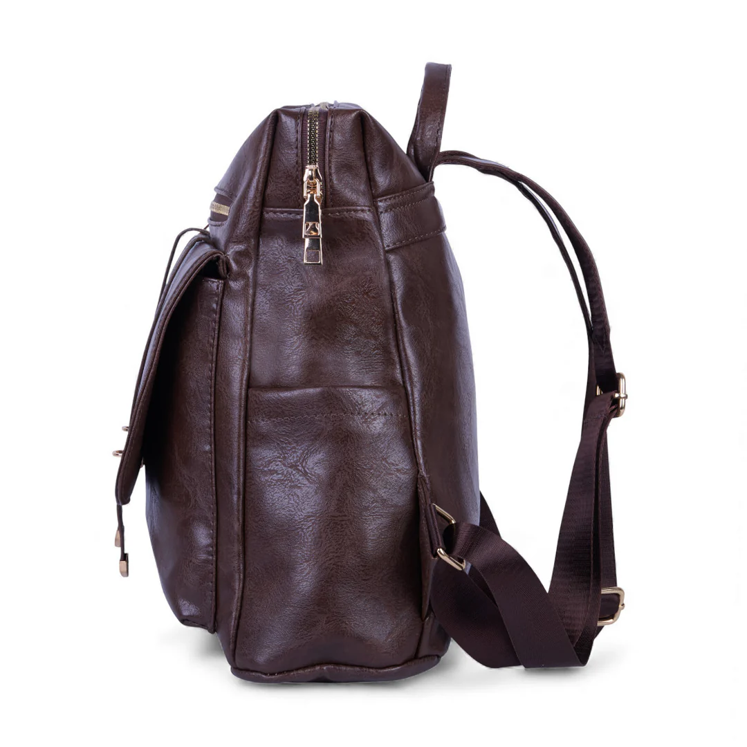 MOCHILA COLOR CAFÉ 83744 - Image 3