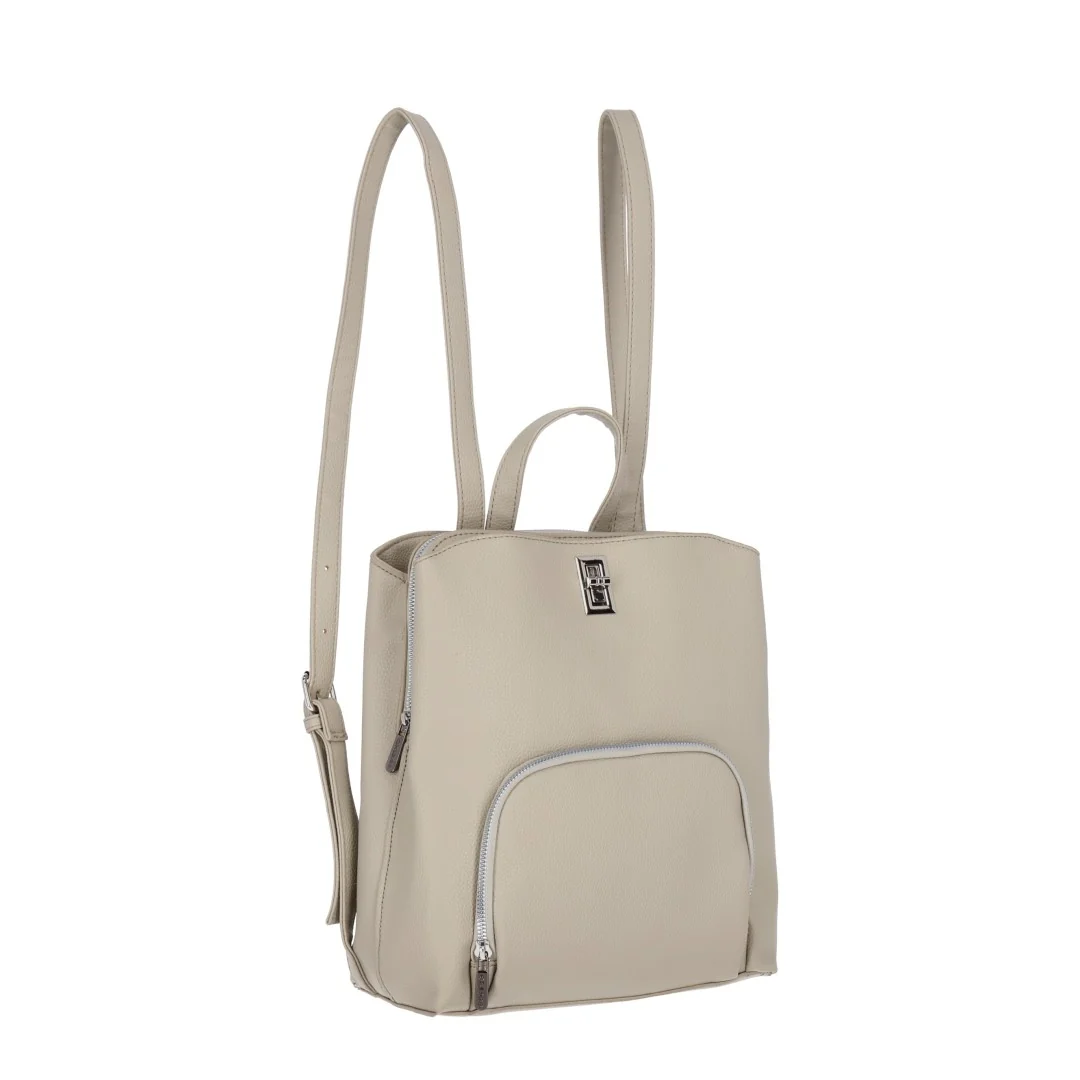 MOCHILA COLOR GRIS CON CORREAS AJUSTABLES 85044