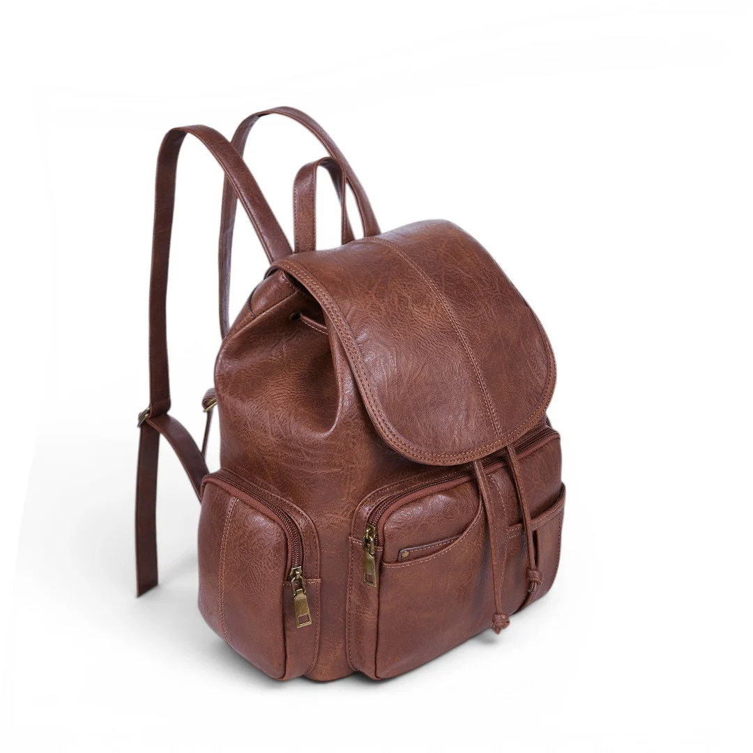 MOCHILA MULTIBOLSILLOS CAFÉ 83768