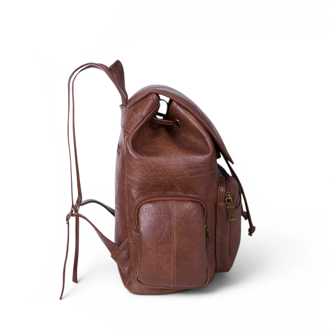 MOCHILA MULTIBOLSILLOS CAFÉ 83768 - Image 2