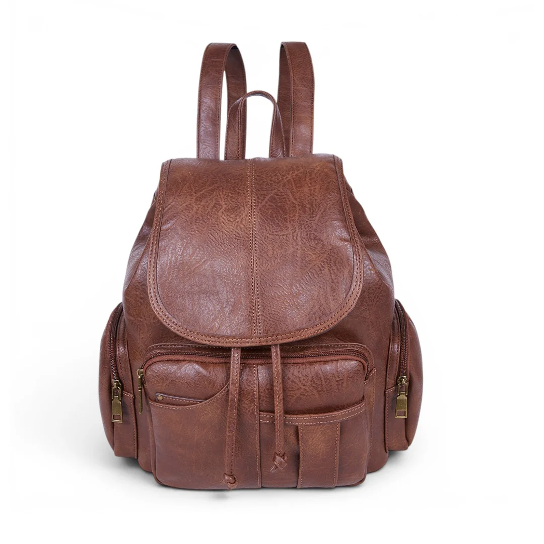 MOCHILA MULTIBOLSILLOS CAFÉ 83768 - Image 6
