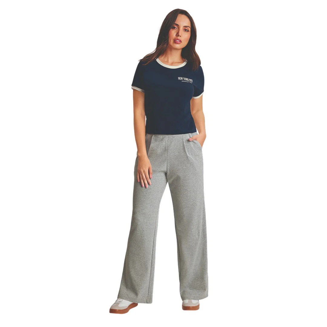 PANTALÓN GRIS TIPO PANTS 92086