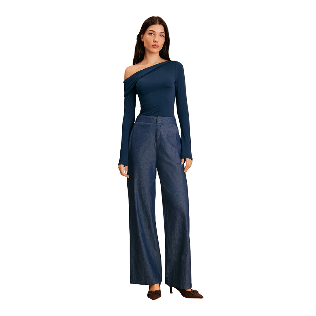 PANTALÓN MEZCLILLA DELGADA ÍNDIGO 30089
