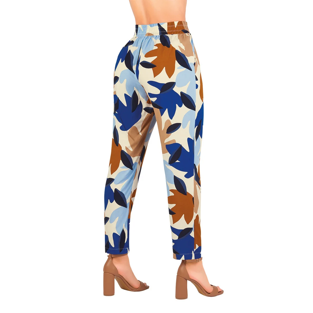 PANTALÓN MULTICOLOR ESTAMPADO 90583 - Image 2