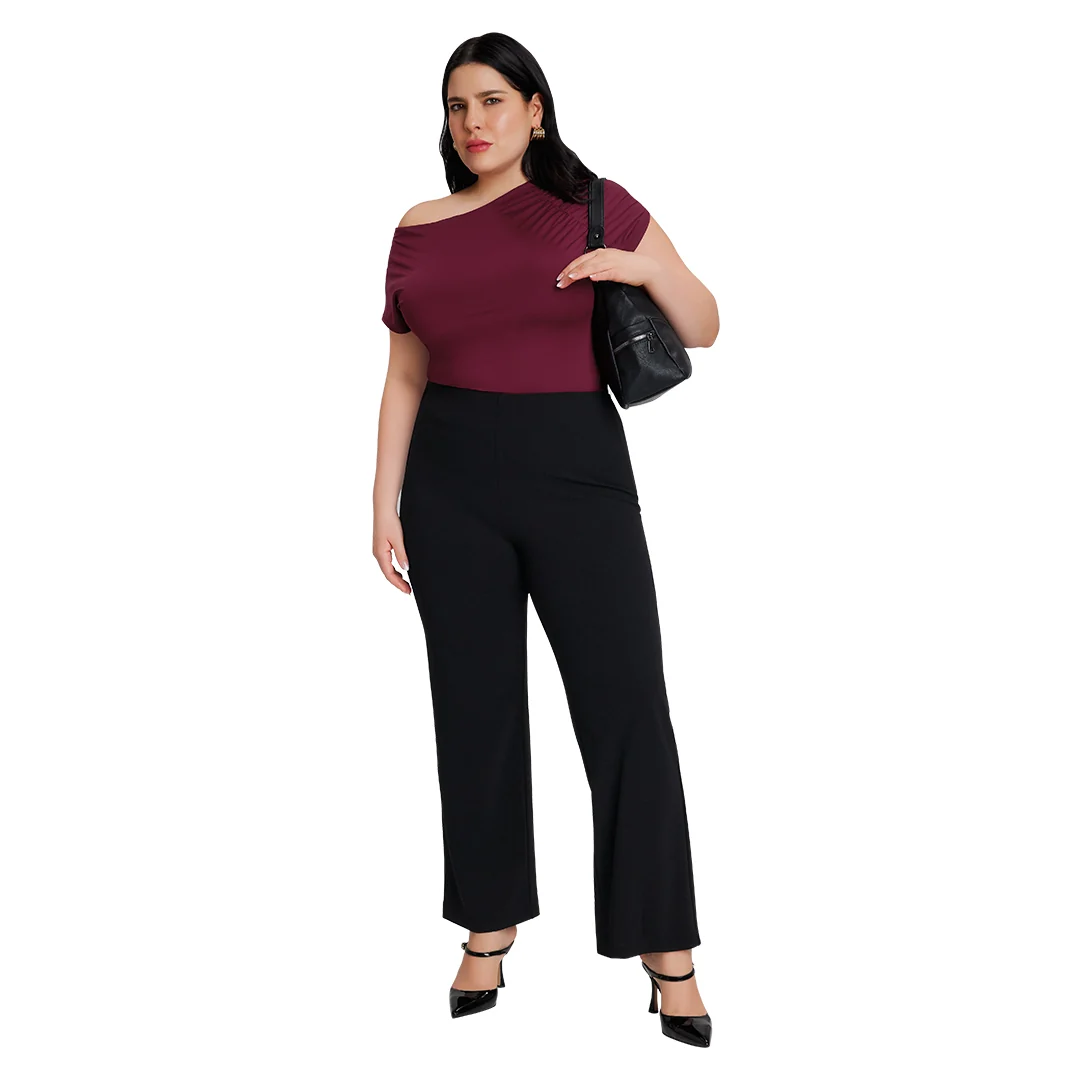 PANTALÓN NEGRO CORTE RECTO 93533