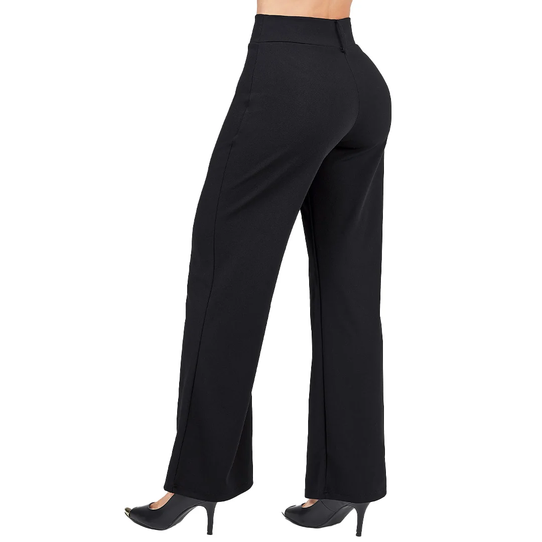 PANTALÓN NEGRO RECTO MUJER 94339 - Image 2
