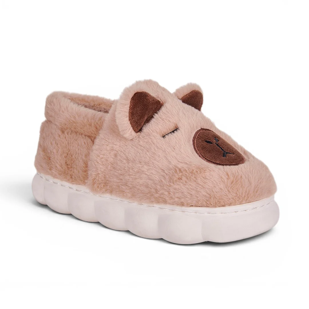 PANTUFLA AFELPADA CAPIBARA CAFÉ 71441