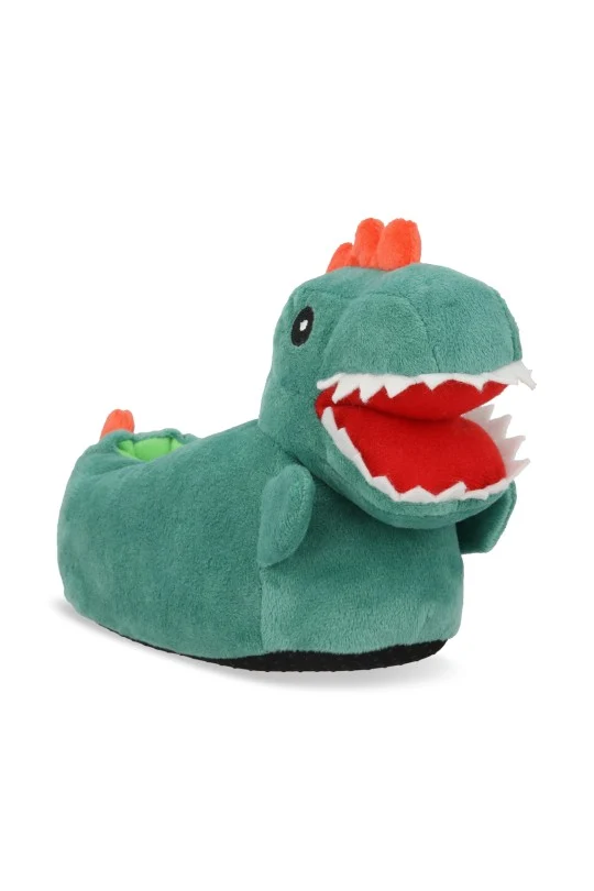 PANTUFLA DE DINOSAURIO VERDE 71787