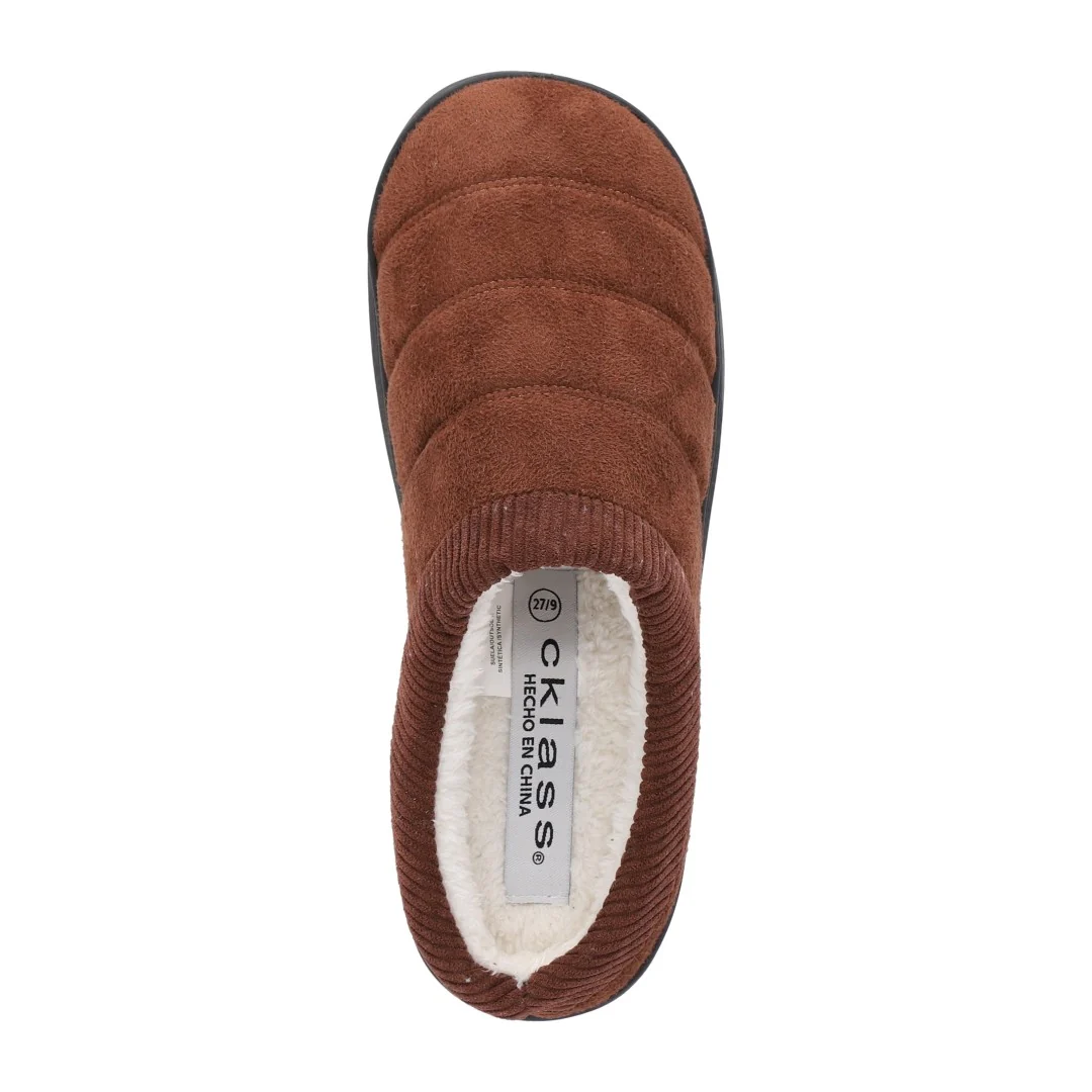 PANTUFLA DE PISO CAFÉ TEXTIL 74506 - Image 4