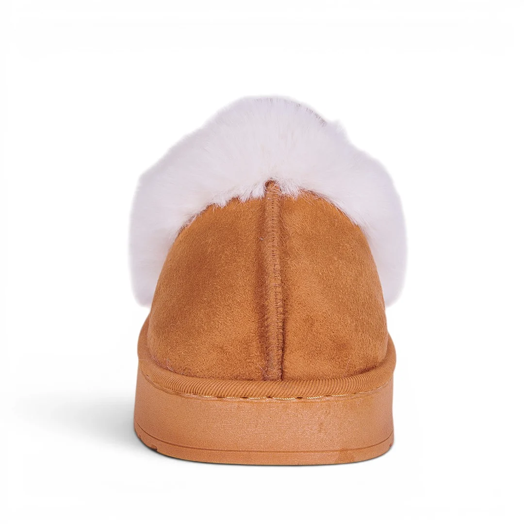 PANTUFLA CON PELUCHE MIEL 71419 - Image 3