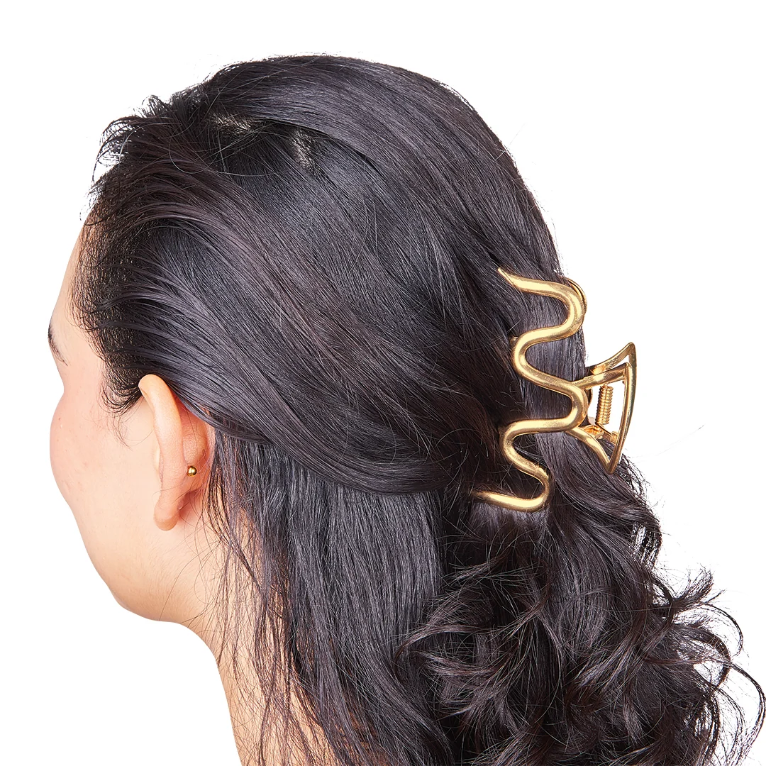 PINZA PARA EL CABELLO COLOR DORADO 93999 - Image 2