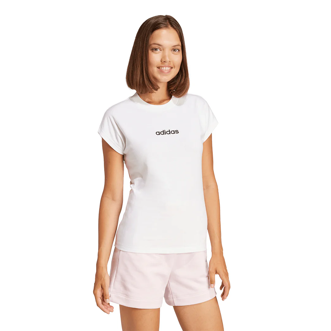 PLAYERA ADIDAS ESSENTIALS LINEAR BLANCO 61821
