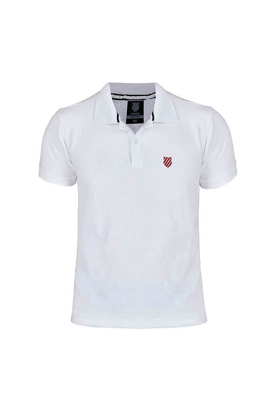 Playera kswiss polo color negro y blanco 67630