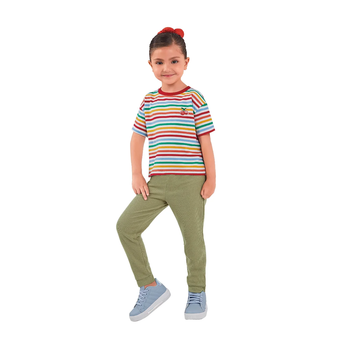 PLAYERA MULTICOLOR CON APLICACIÓN 3D 96481
