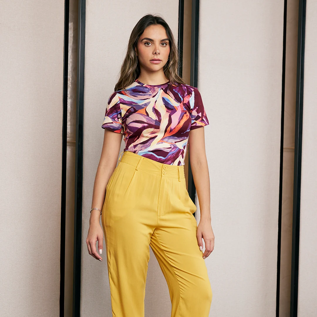 PLAYERA MULTICOLOR ESTAMPADA 93066 - Image 3