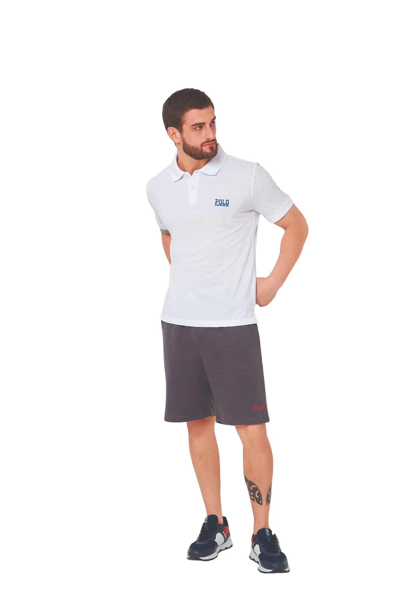 PLAYERA TIPO POLO LISA BLANCO POLO CLUB 95267