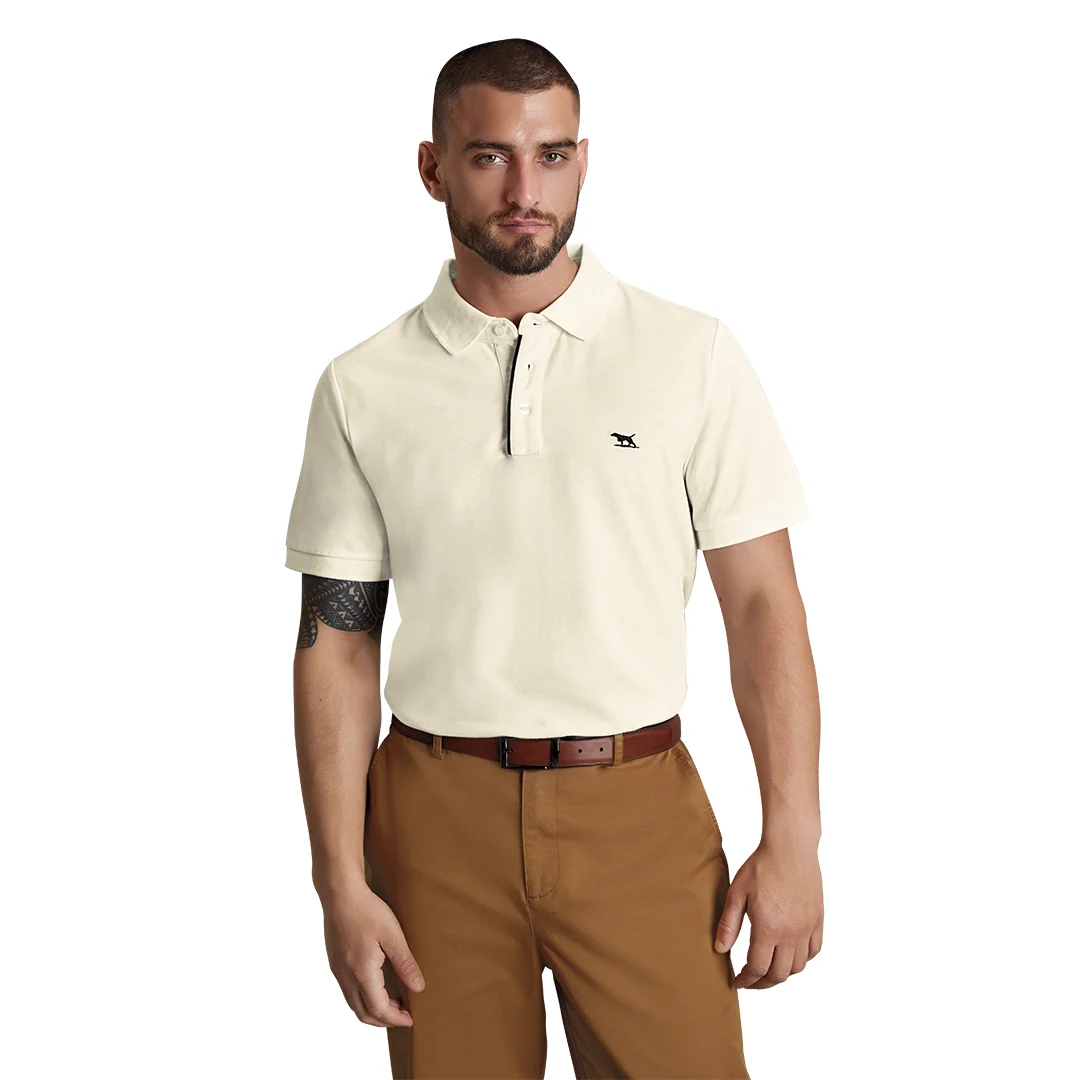 PLAYERA TIPO POLO IVORY 95257