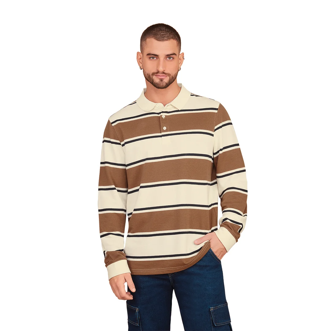 PLAYERA TIPO POLO MANGA LARGA 91071