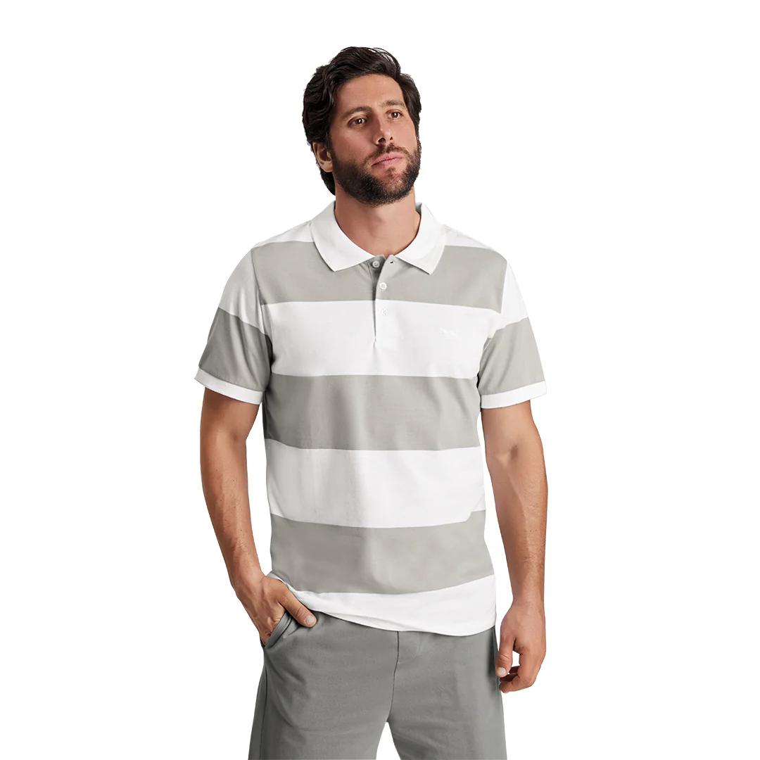 PLAYERA TIPO POLO RAYAS 95255