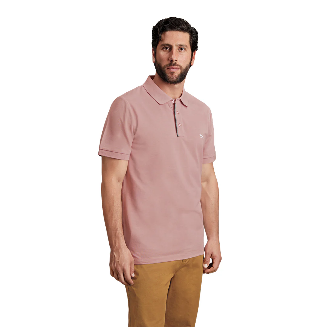 PLAYERA TIPO POLO ROSA 95256