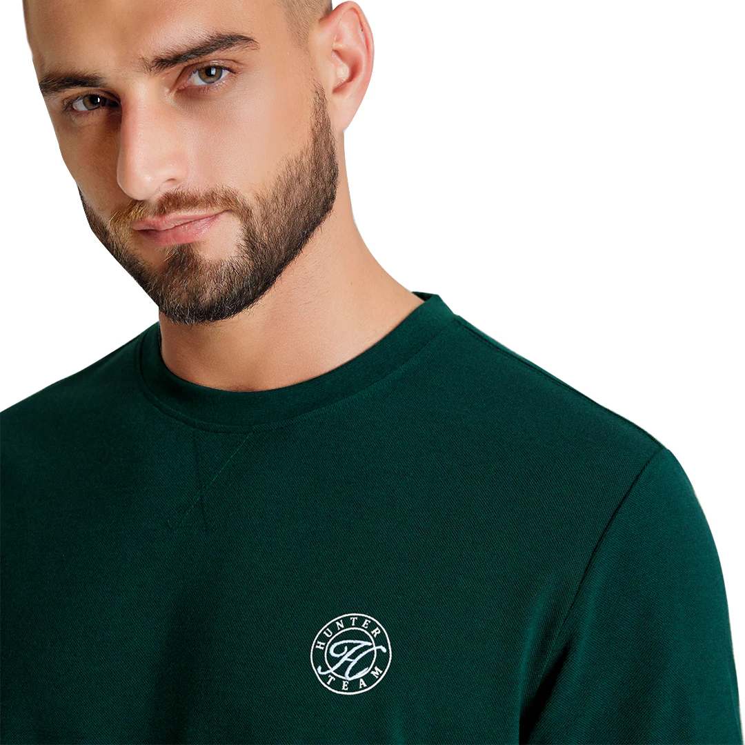PLAYERA VERDE CUELLO REDONDO 95259