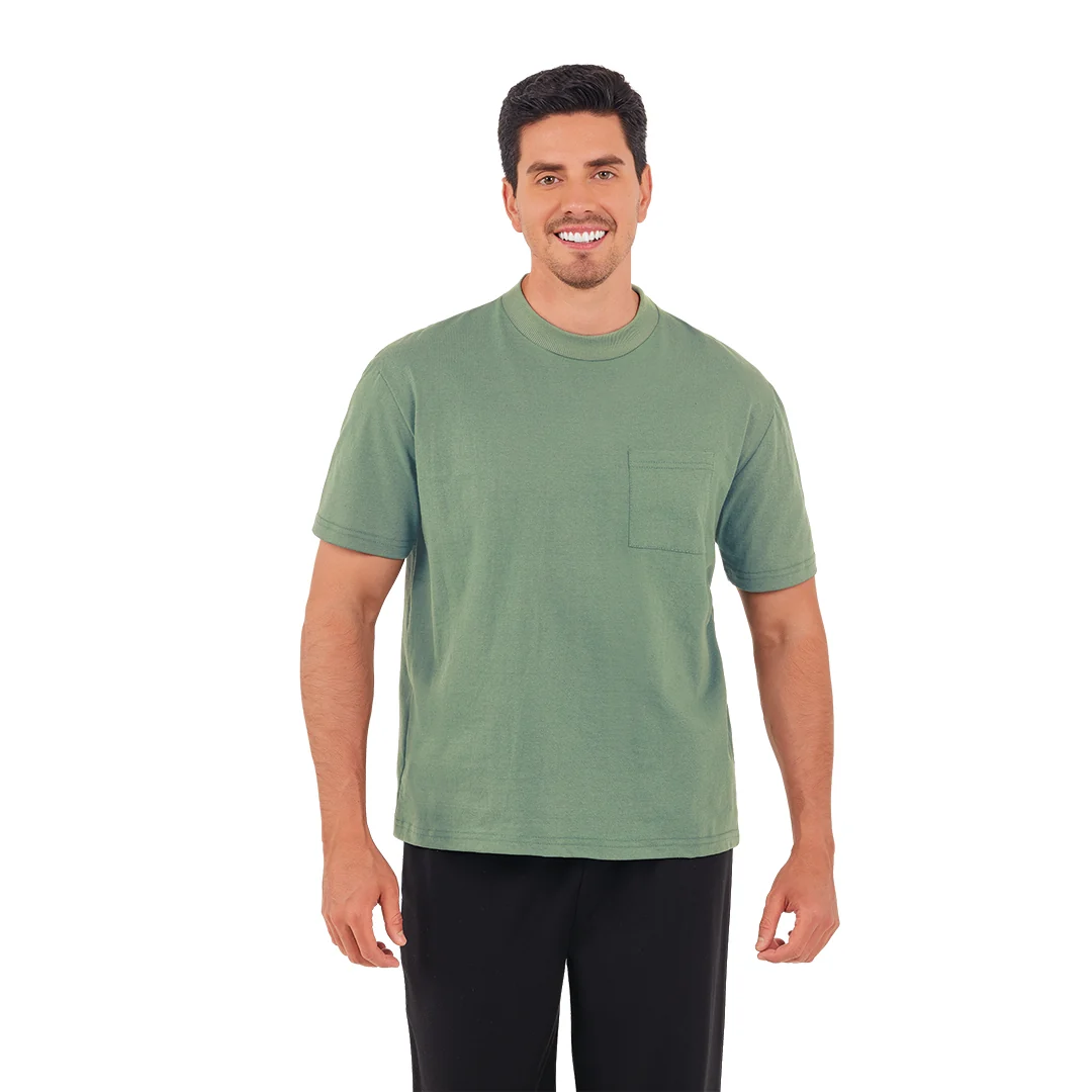 PLAYERA VERDE MANGA CORTA CABALLERO 15436