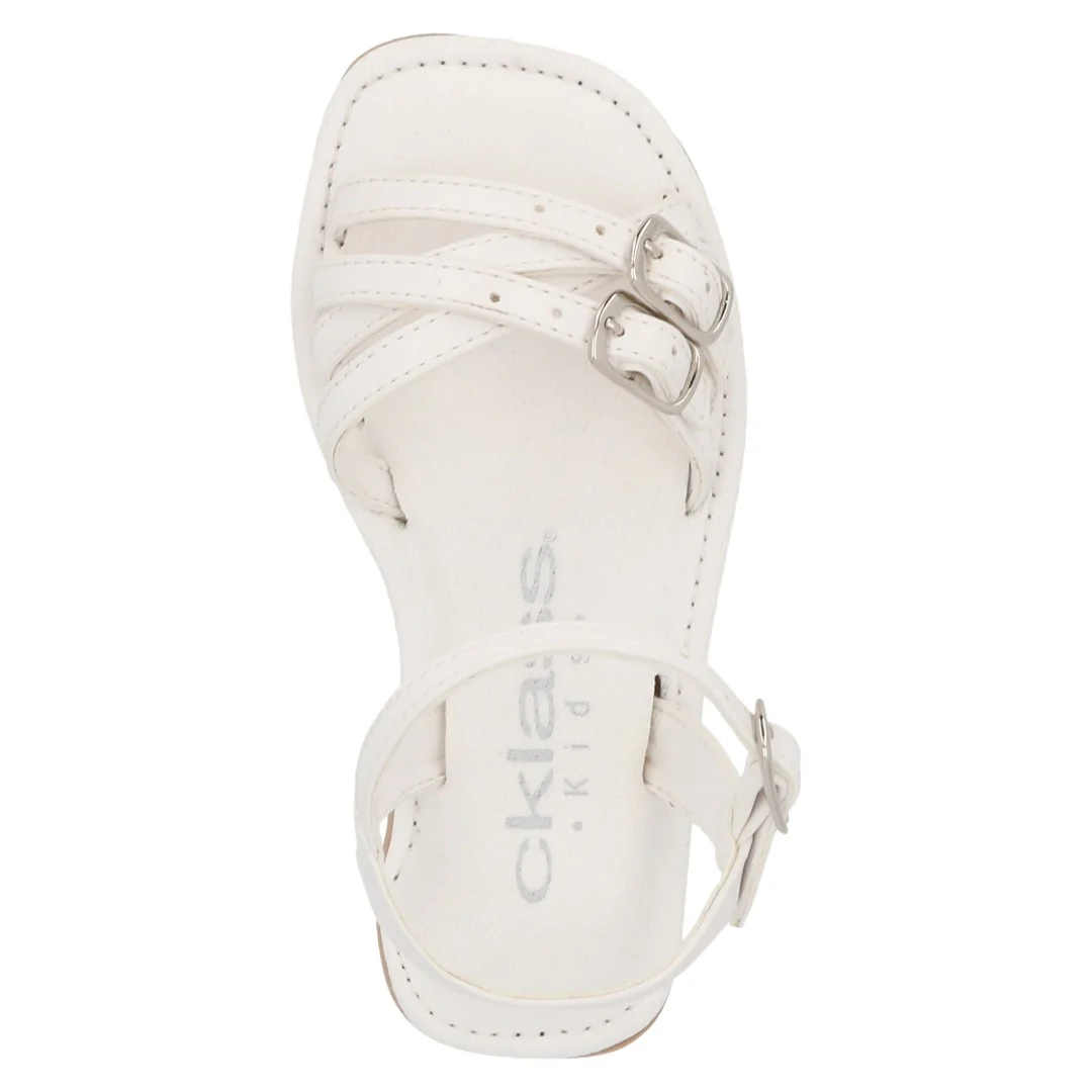 SANDALIA CASUAL BLANCO CON ADORNO 14217 - Image 5