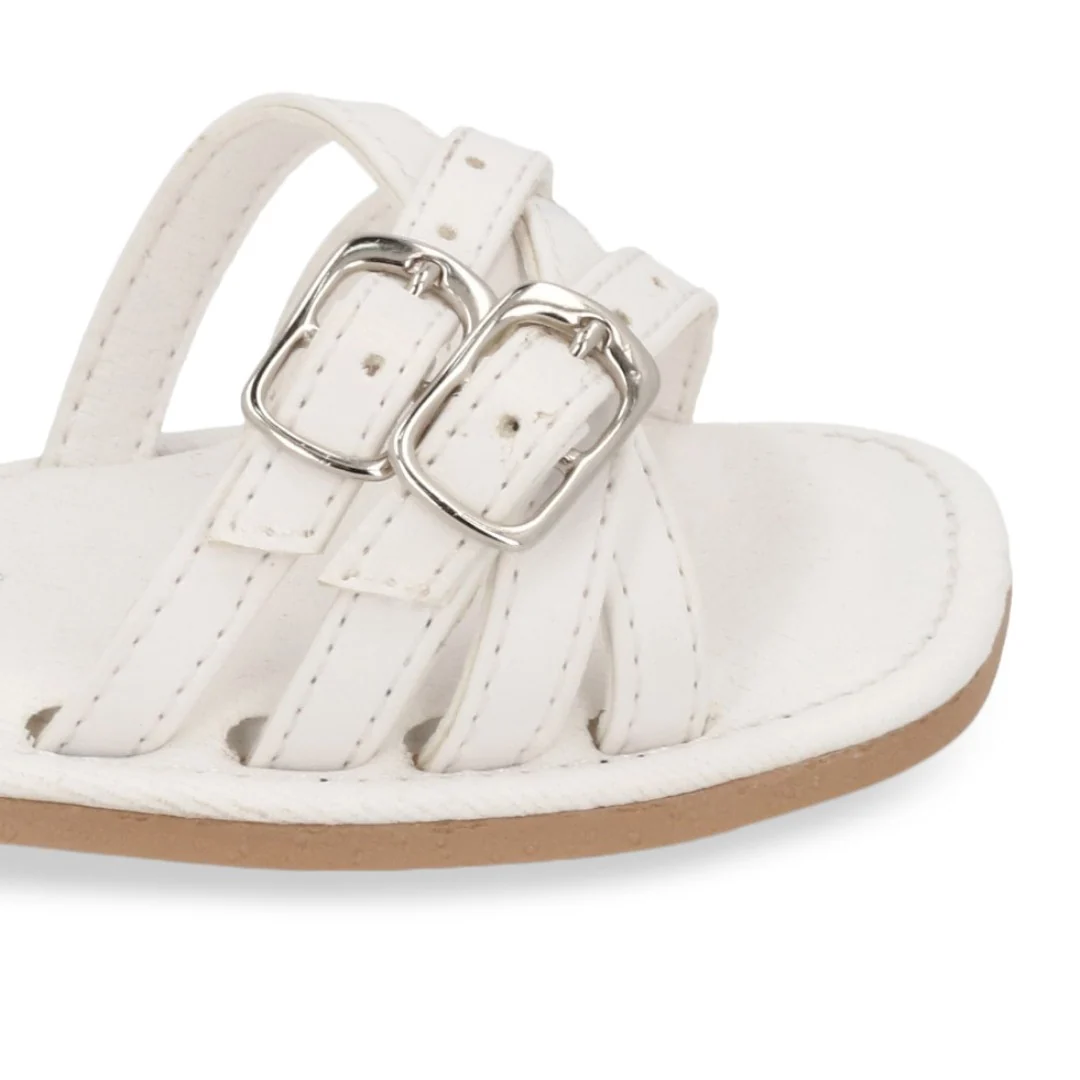 SANDALIA CASUAL BLANCO CON ADORNO 14217 - Image 6