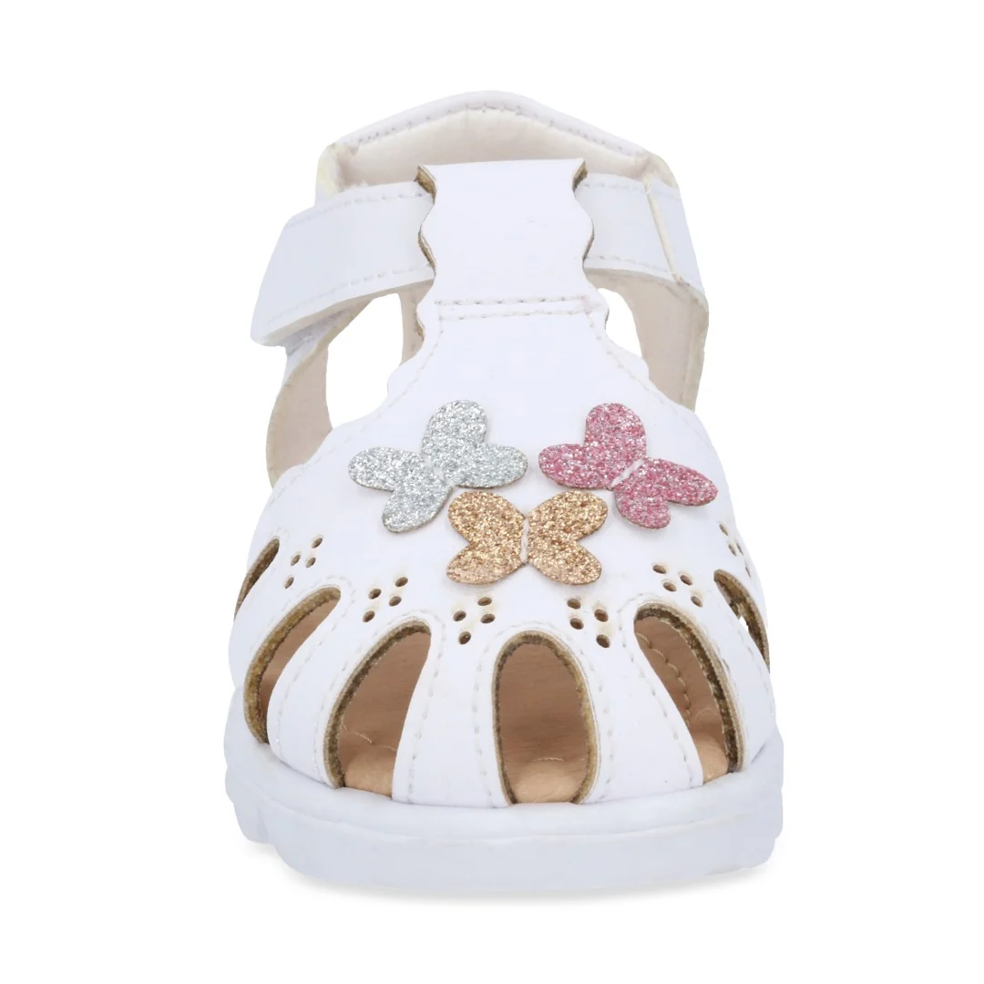SANDALIA CASUAL BLANCO CON ADORNO 14221 - Image 3