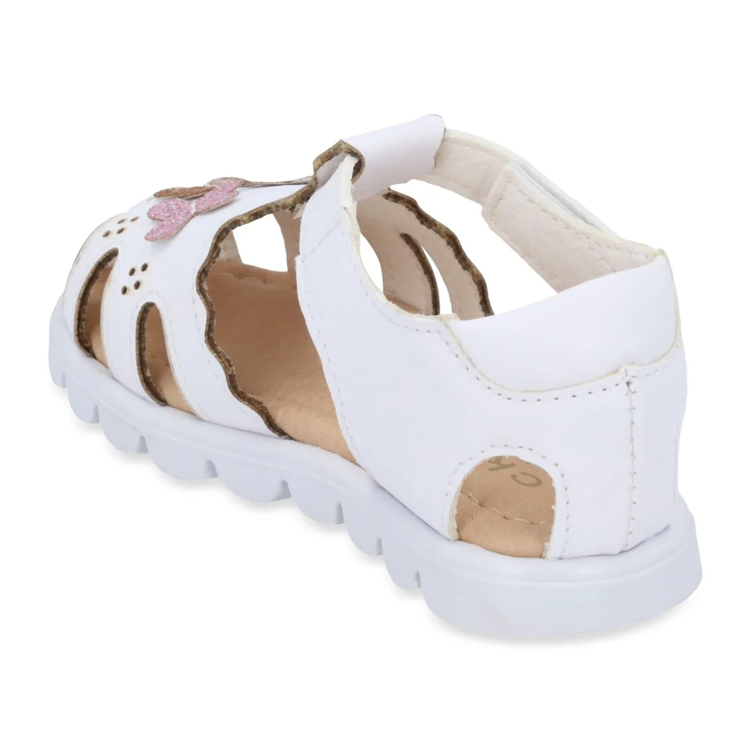 SANDALIA CASUAL BLANCO CON ADORNO 14221 - Image 4