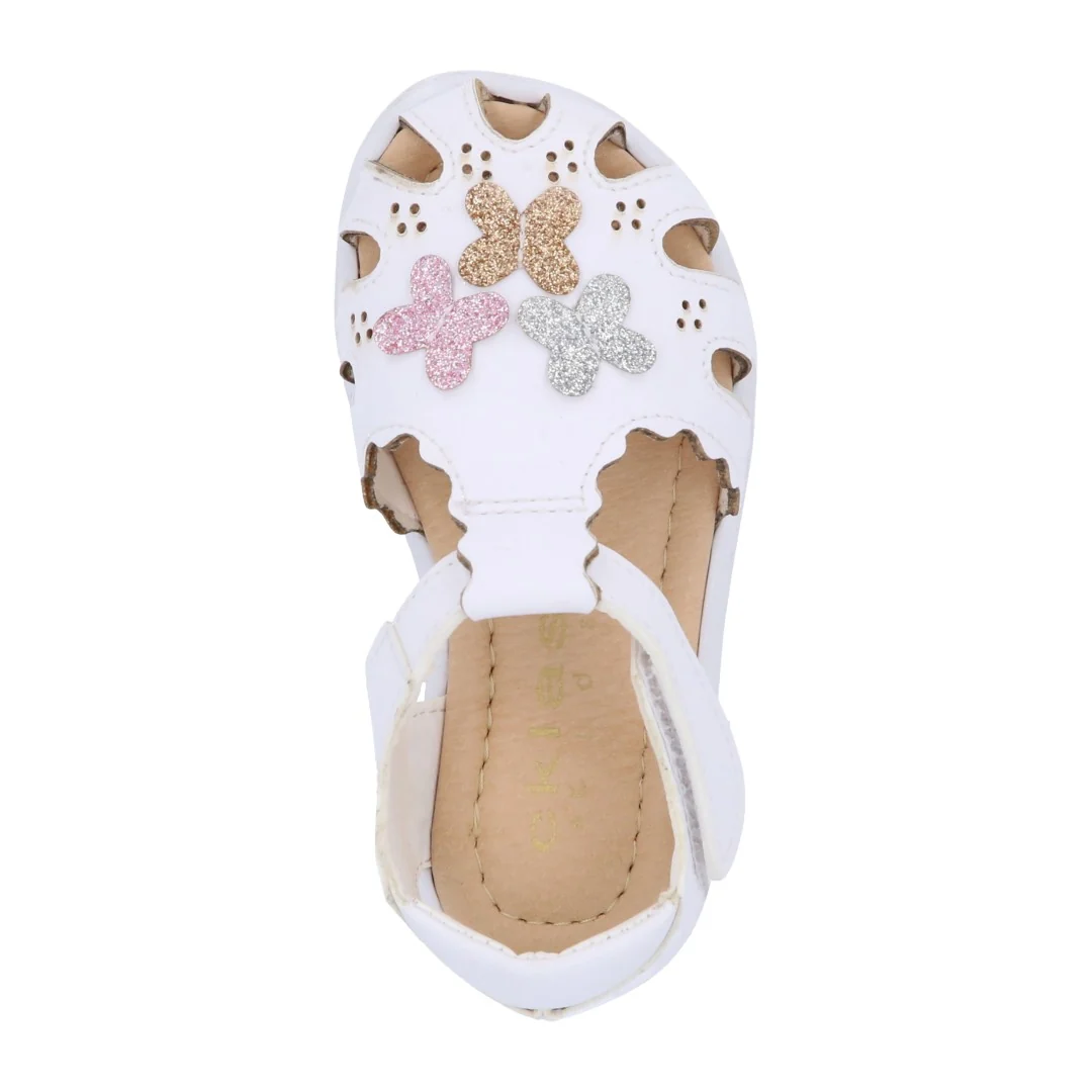 SANDALIA CASUAL BLANCO CON ADORNO 14221 - Image 5