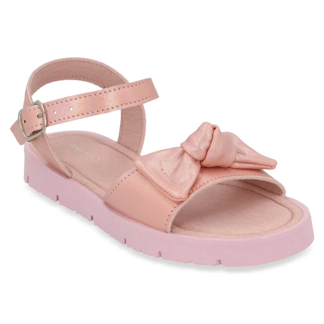 SANDALIA CASUAL BLANCO Y ROSA CON ADORNO DUO 683 - Image 8