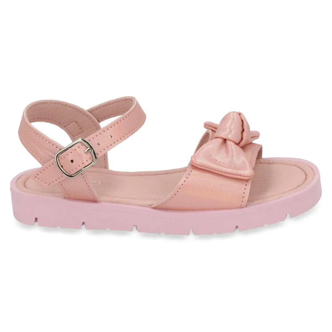 SANDALIA CASUAL BLANCO Y ROSA CON ADORNO DUO 683 - Image 9