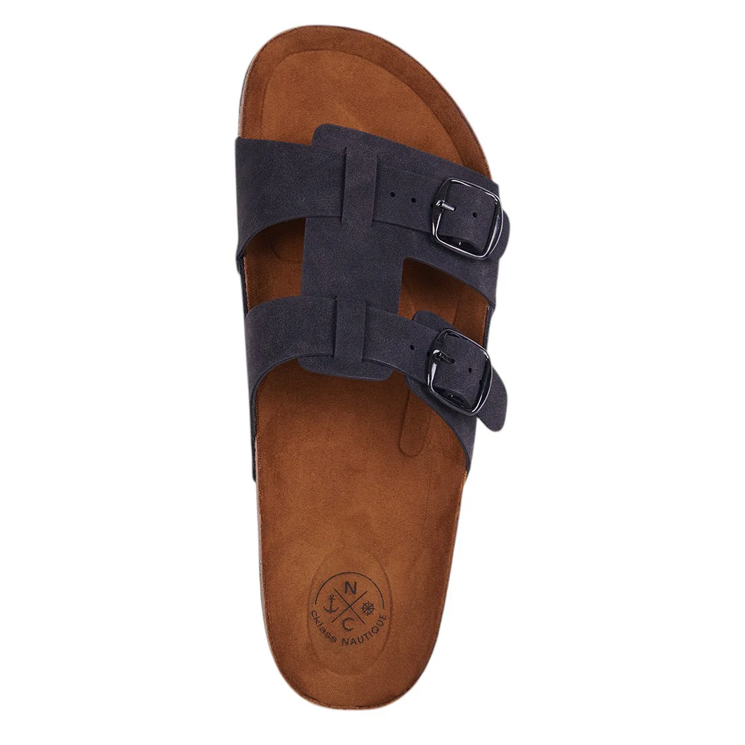 SANDALIA CASUAL CON DOBLE HEBILLA NEGRO 56720 - Image 5