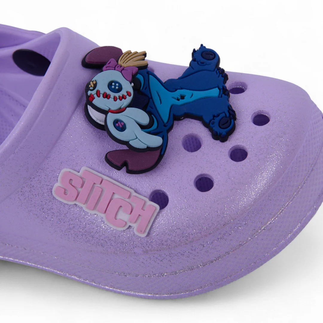 SANDALIA CASUAL LILA CON GLITTER 10623 - Image 6