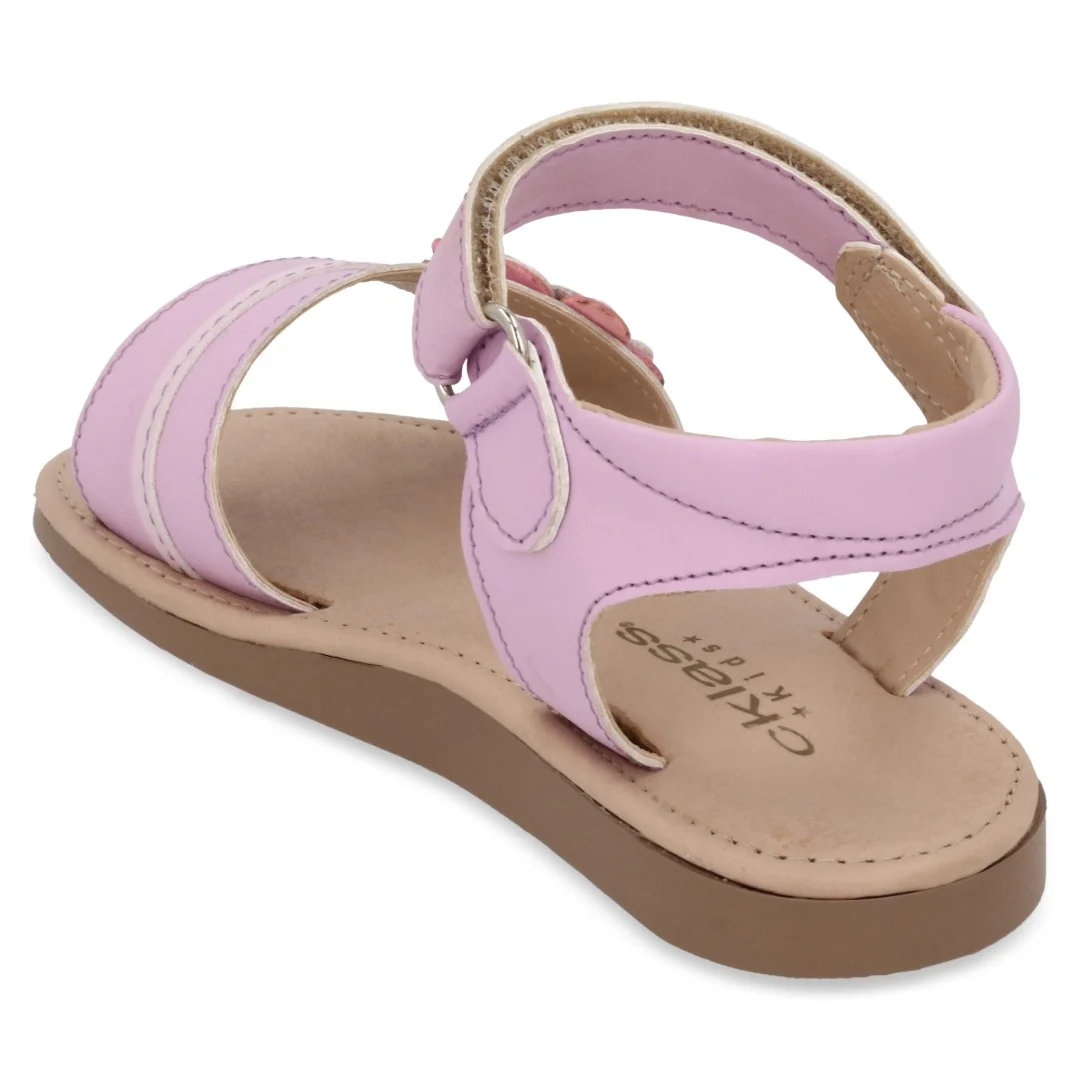 SANDALIA CASUAL LILA Y MARINO CON ADORNO DUO 691 - Image 4