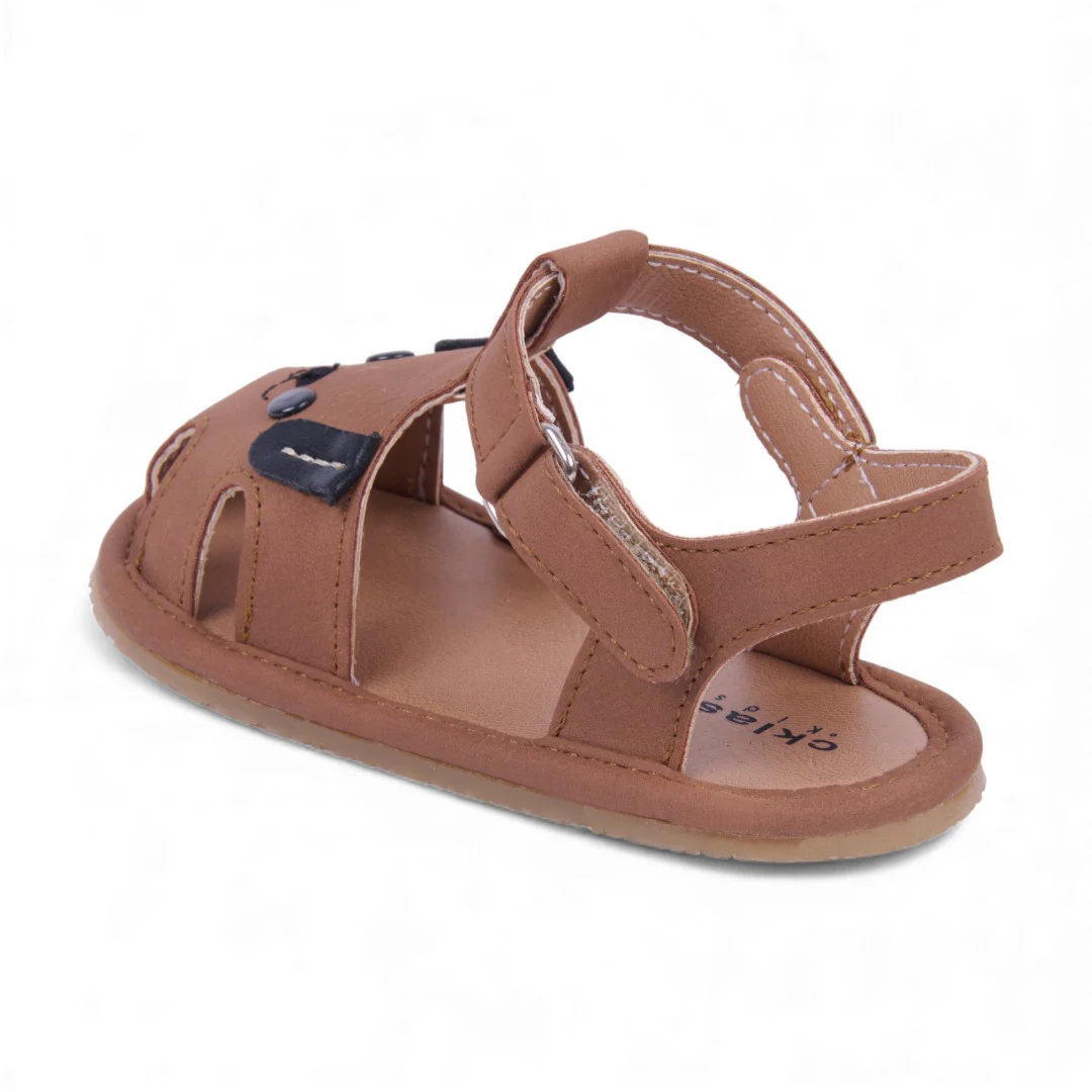 SANDALIA CASUAL MIEL DETALLE EN PUNTA 57324 - Image 3