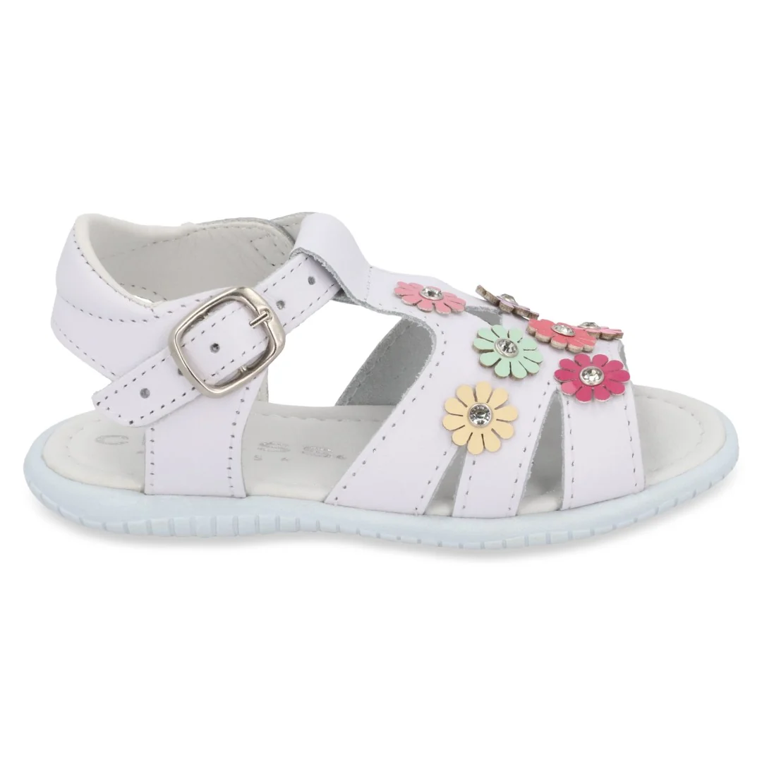 SANDALIA CASUAL MIEL Y MULTICOLOR DUO 695 - Image 9