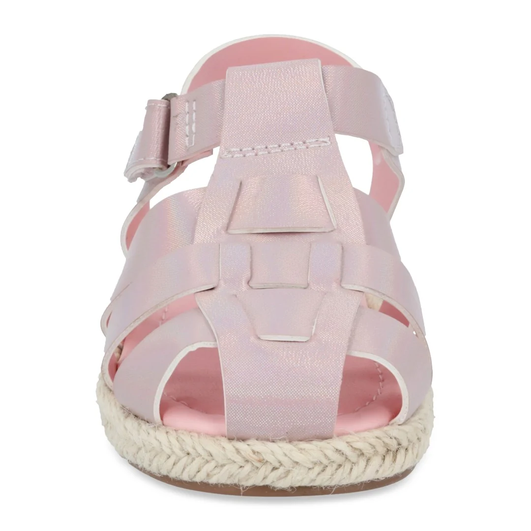 SANDALIA CASUAL ROSA CON ADORNO 14222 - Image 3