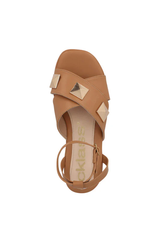 Sandalia color camel 03178 - Image 4