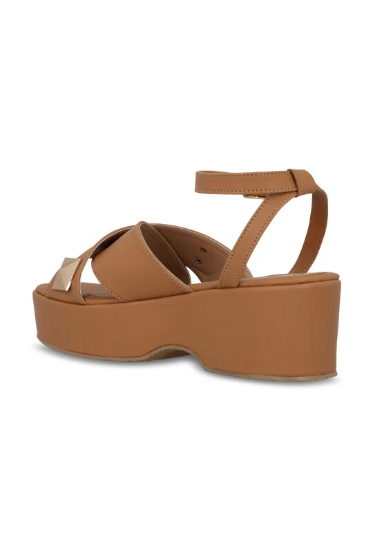 Sandalia color camel 03178 - Image 5
